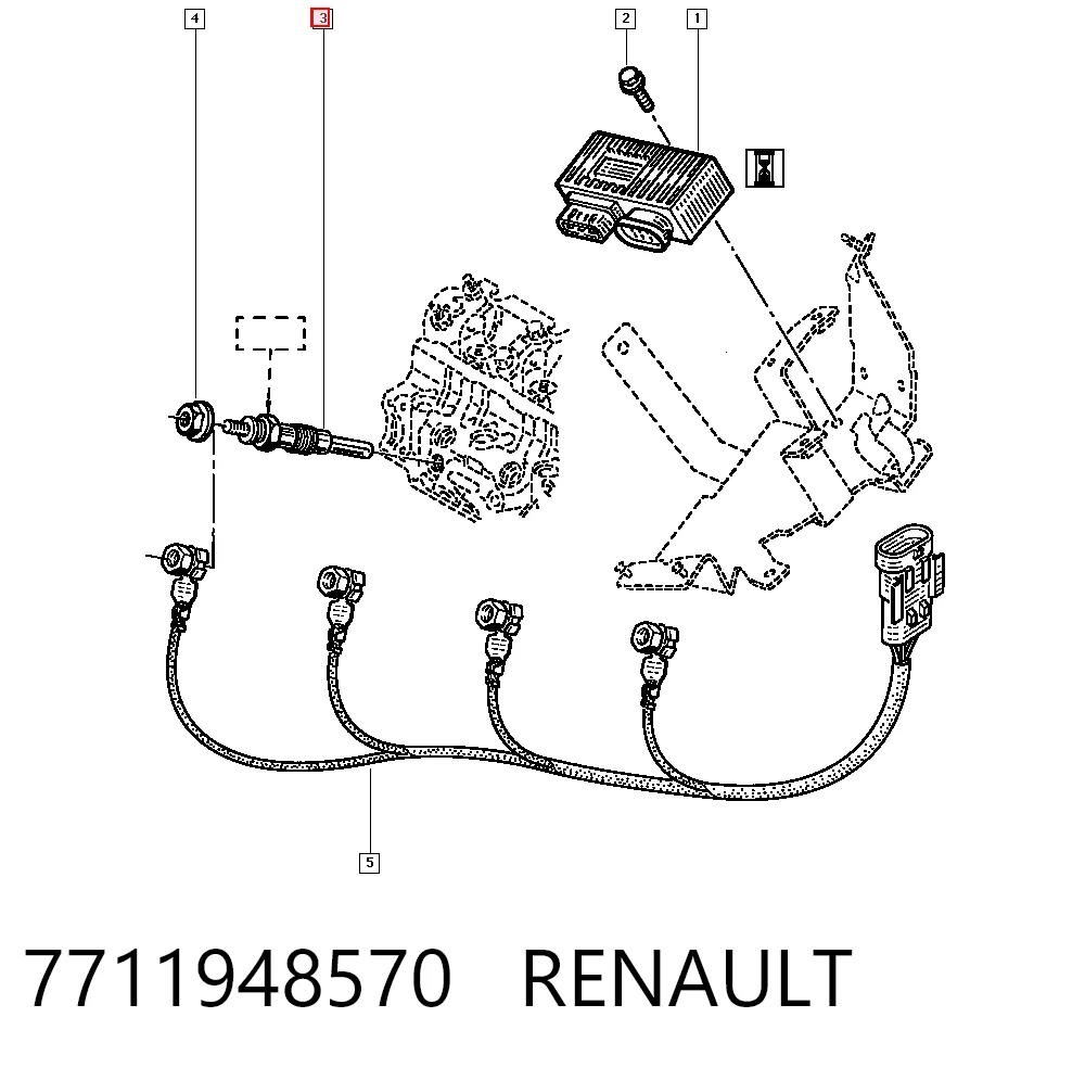 Clio III Isıtma bujisi