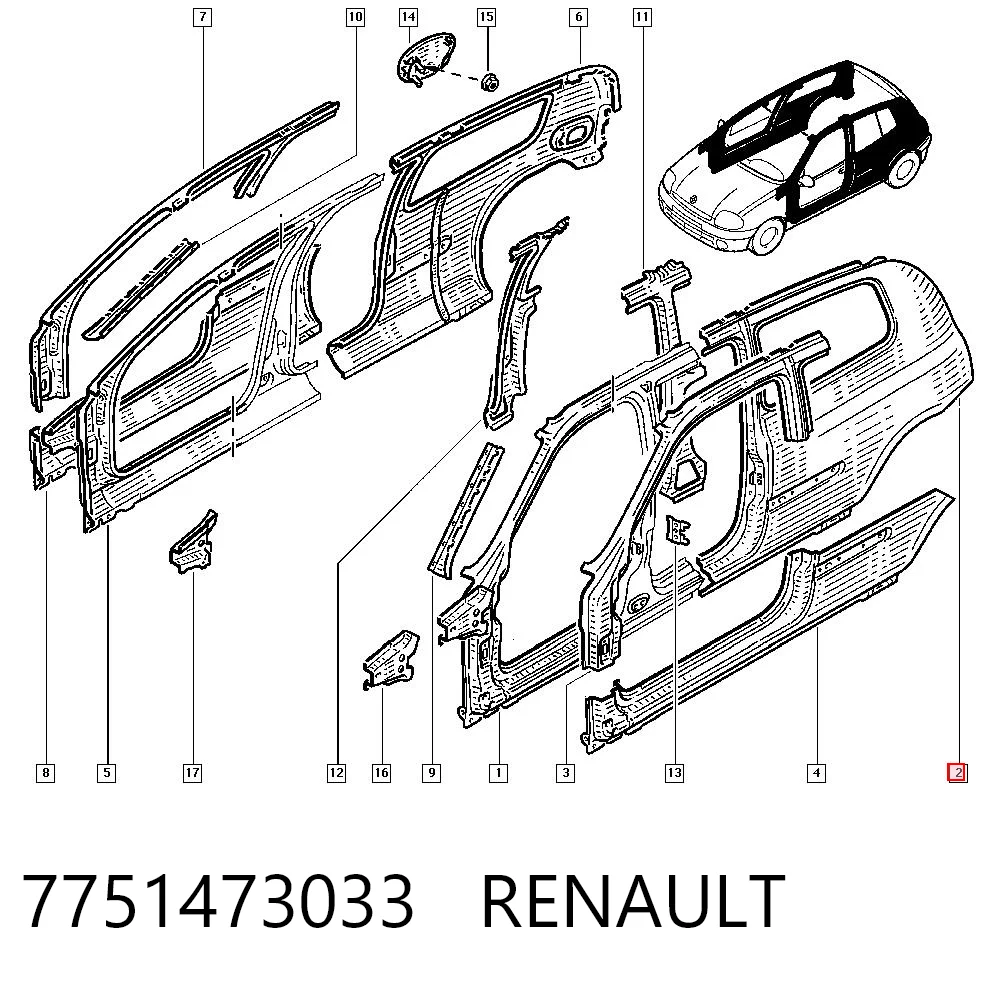 Renault Clio II Sol arka çamurluk Türkiye fiyatı