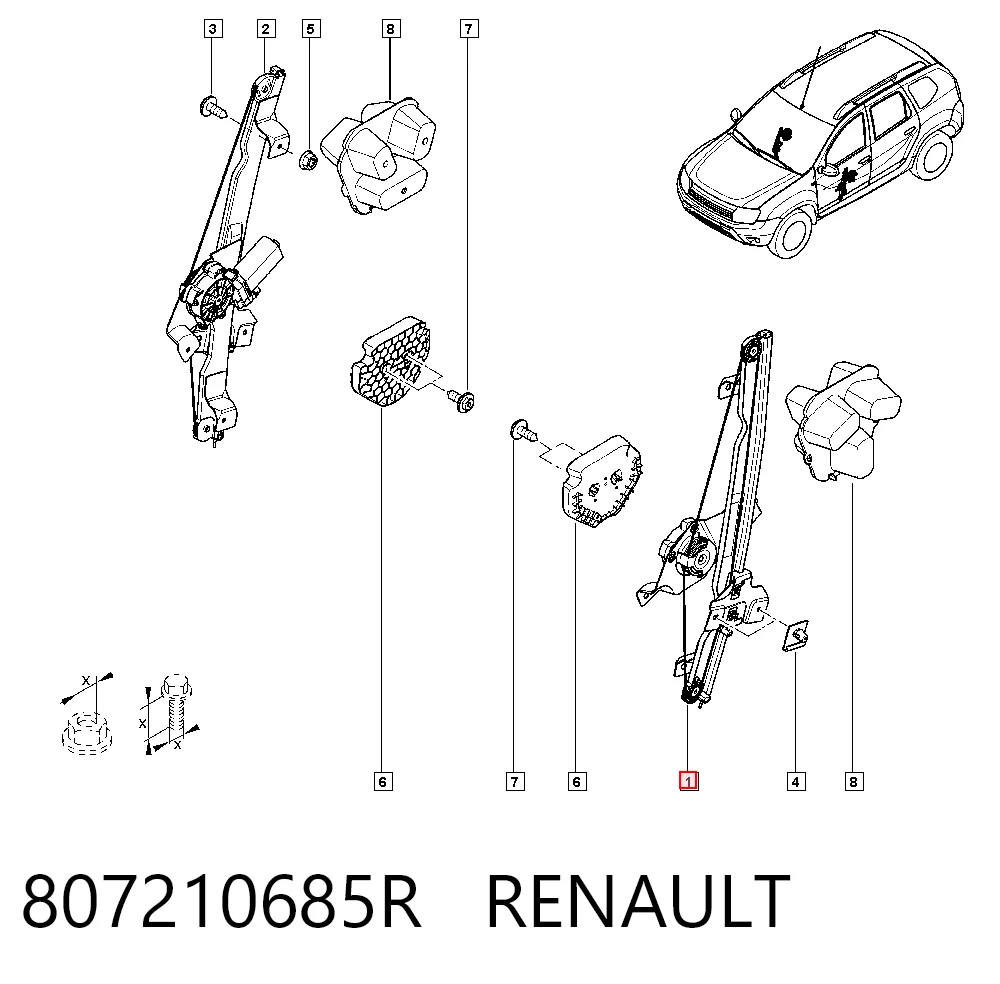 Dacia Duster Sol Ön cam krikosu