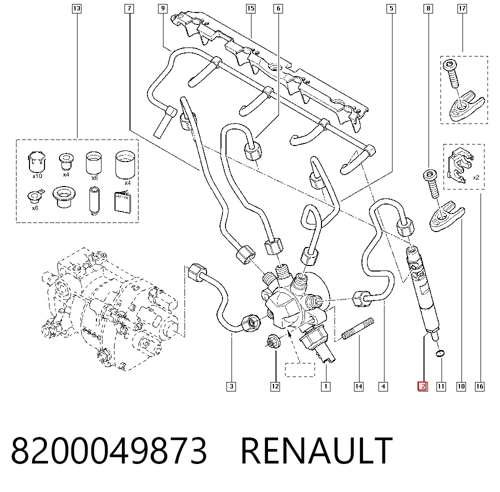 Renault Megane II Enjektör fiyatı