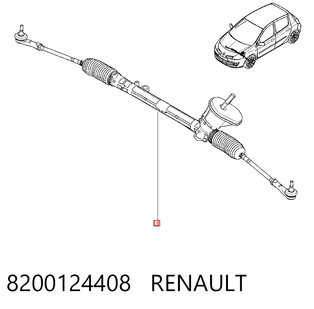 Renault Clio III Direksiyon kutusu