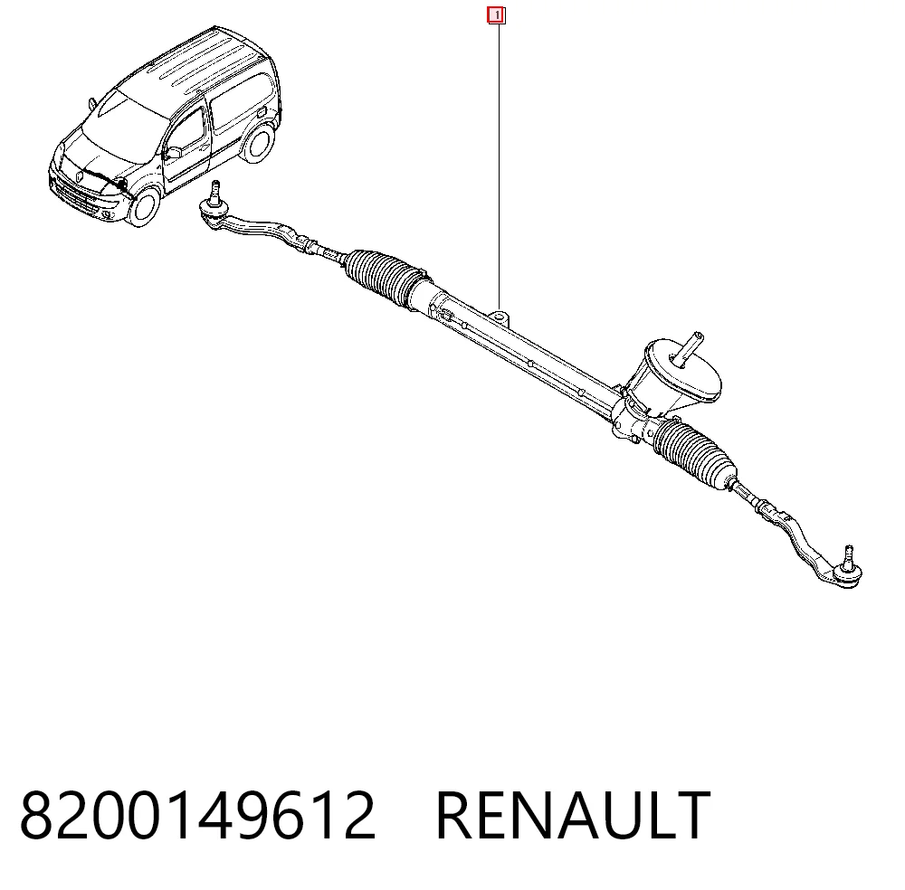 Renault Megane II Direksiyon kutusu