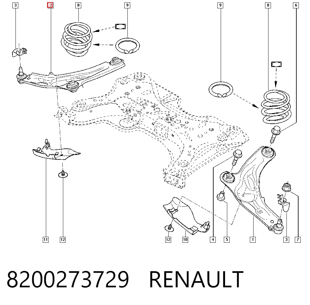 8200273729 Renault (RVI)