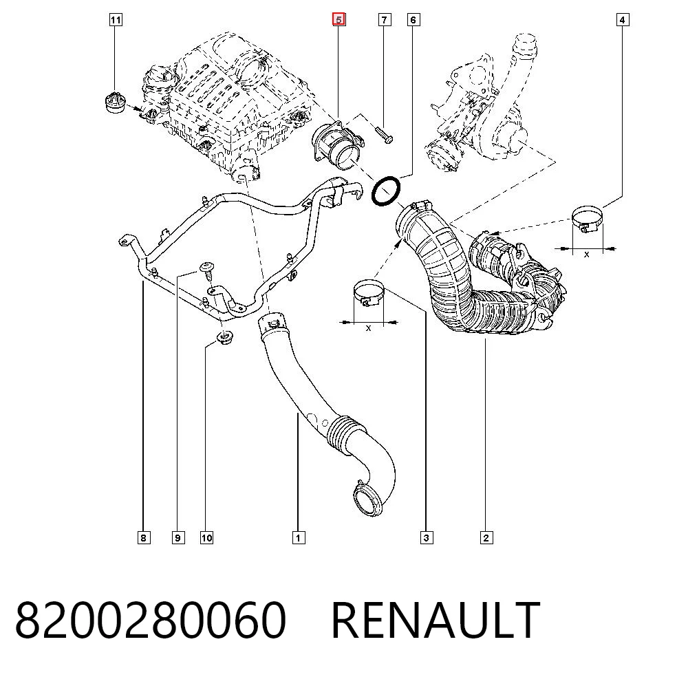 Nissan Qashqai I MAP sensörü