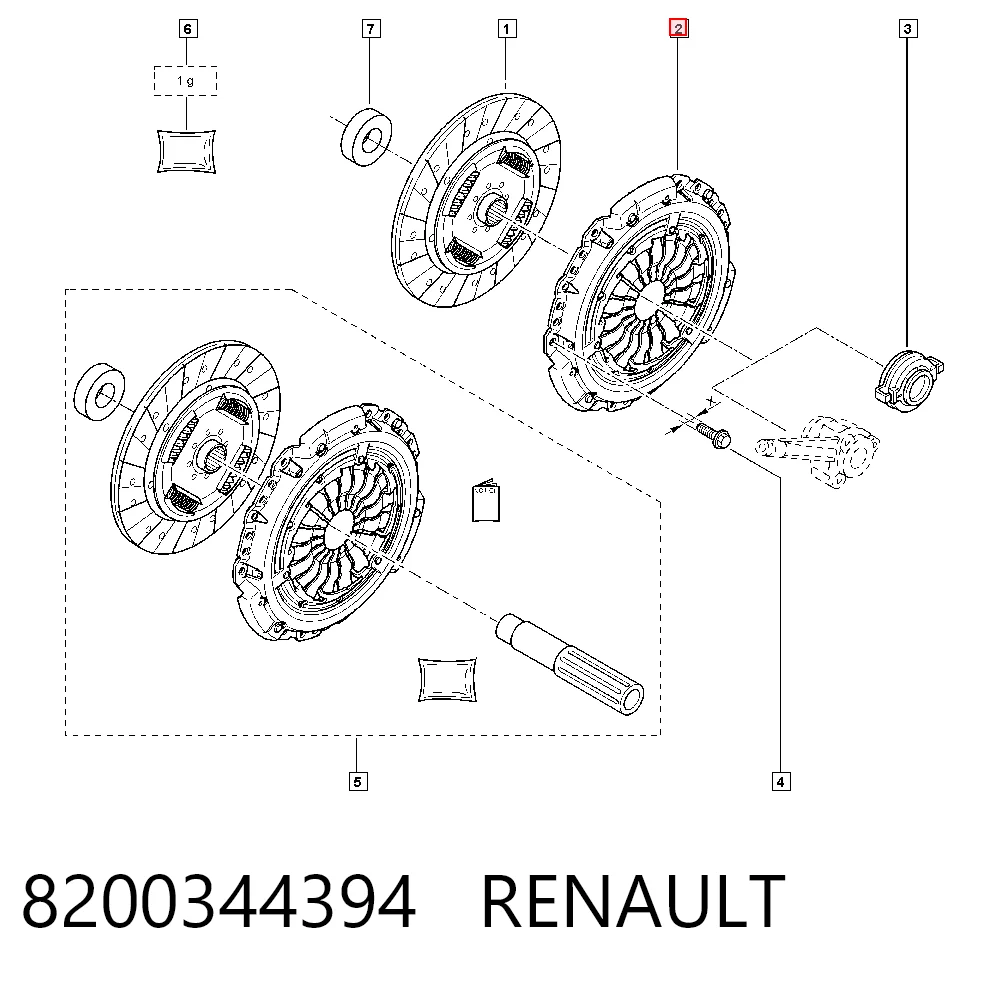 Renault Megane III Baskı balata orijinal