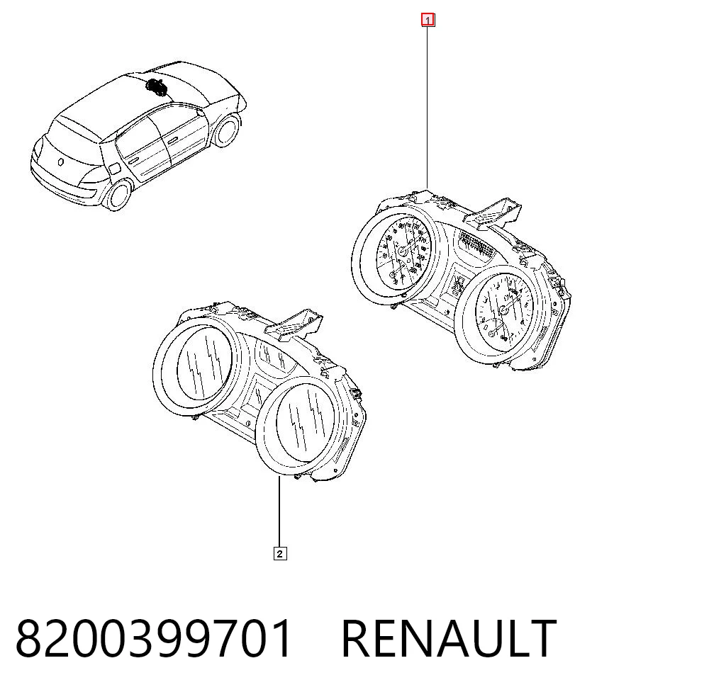 Renault Megane II Gösterge paneli Türkiye fiyatı