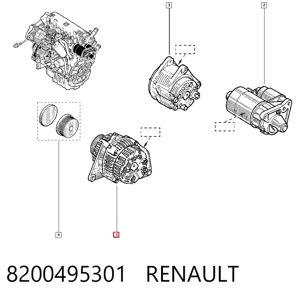 Qashqai I Alternatör