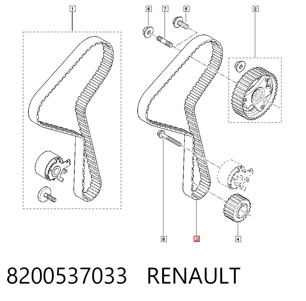 Nissan Qashqai I Triger kayışı