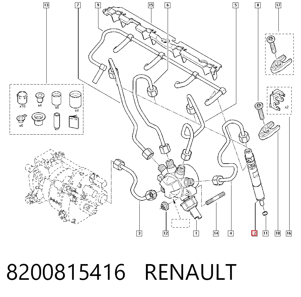 Renault Clio SYMBOL Enjektör