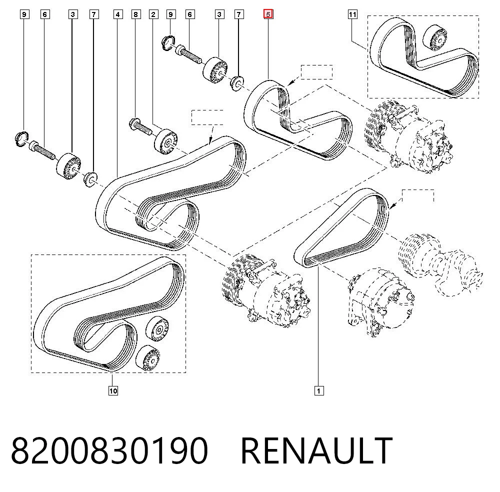 Fiat Tempra  şarj dinamosu kayışı