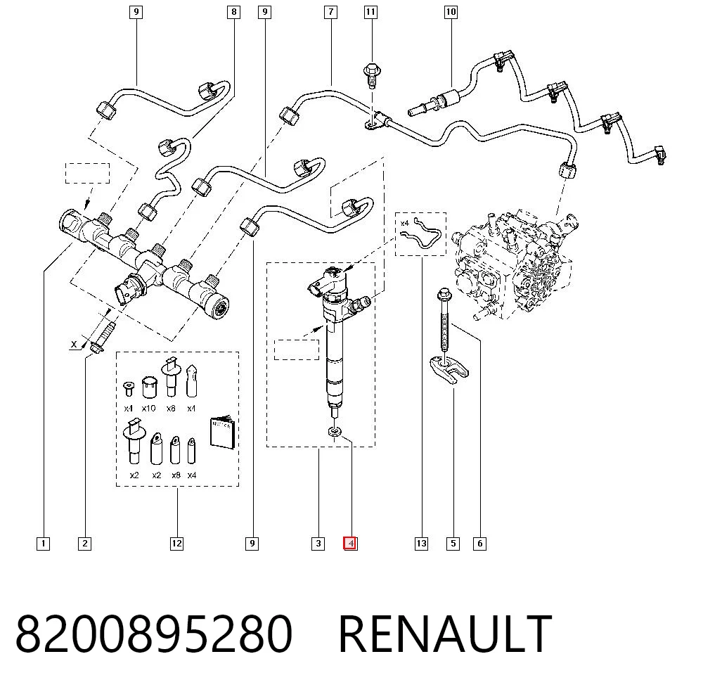 8200895280 Renault (RVI)