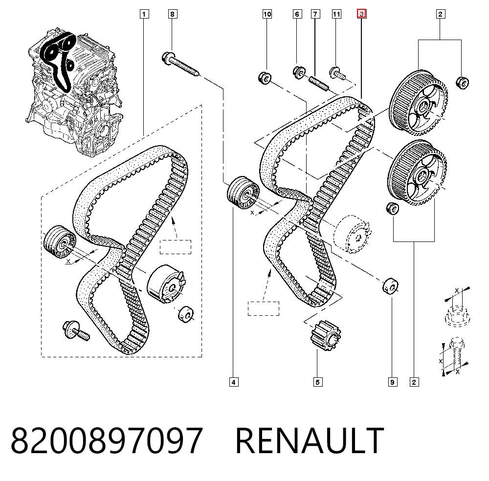 Dacia Duster Triger kayışı