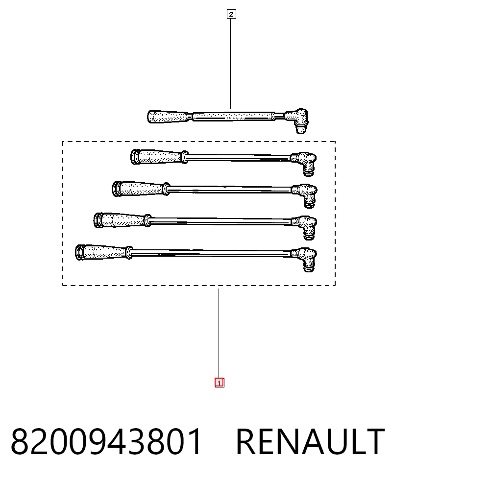 Renault Kangoo  Ateşleme Kablosu