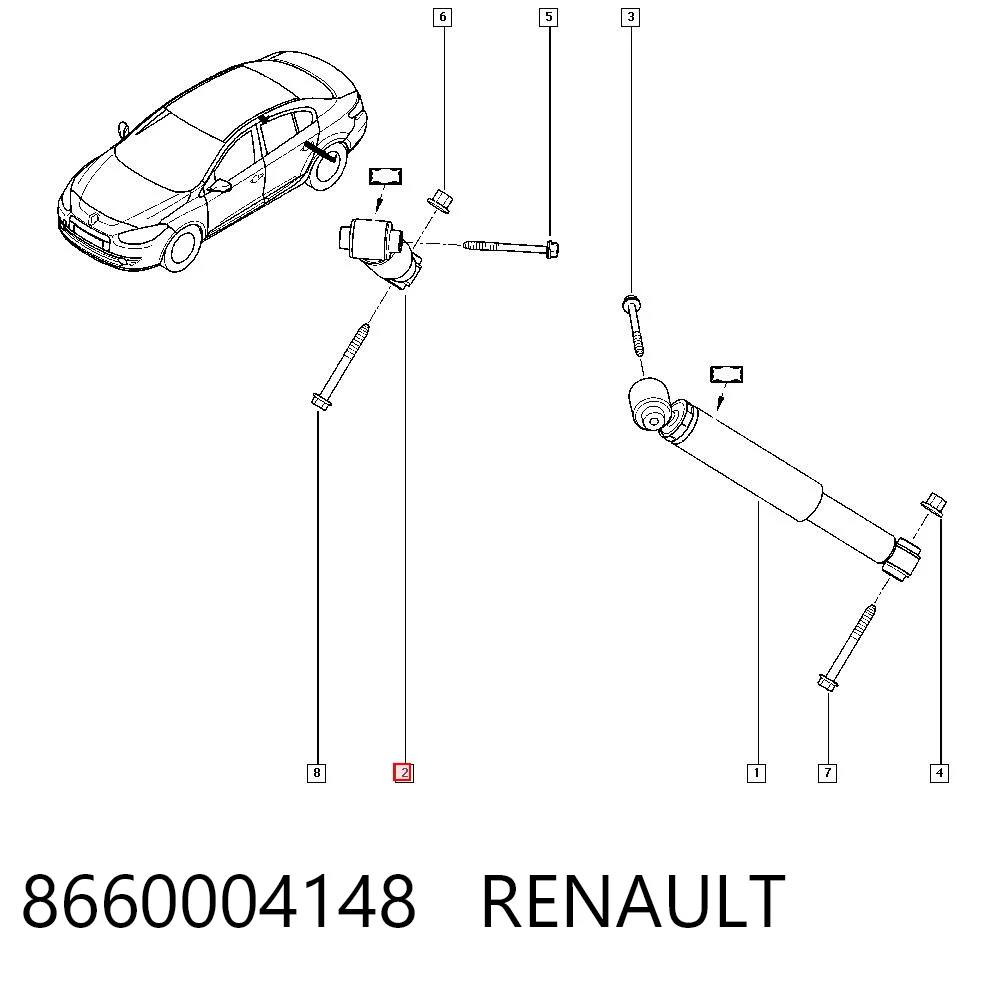 Renault Fluence Arka amortisör Türkiye fiyatı