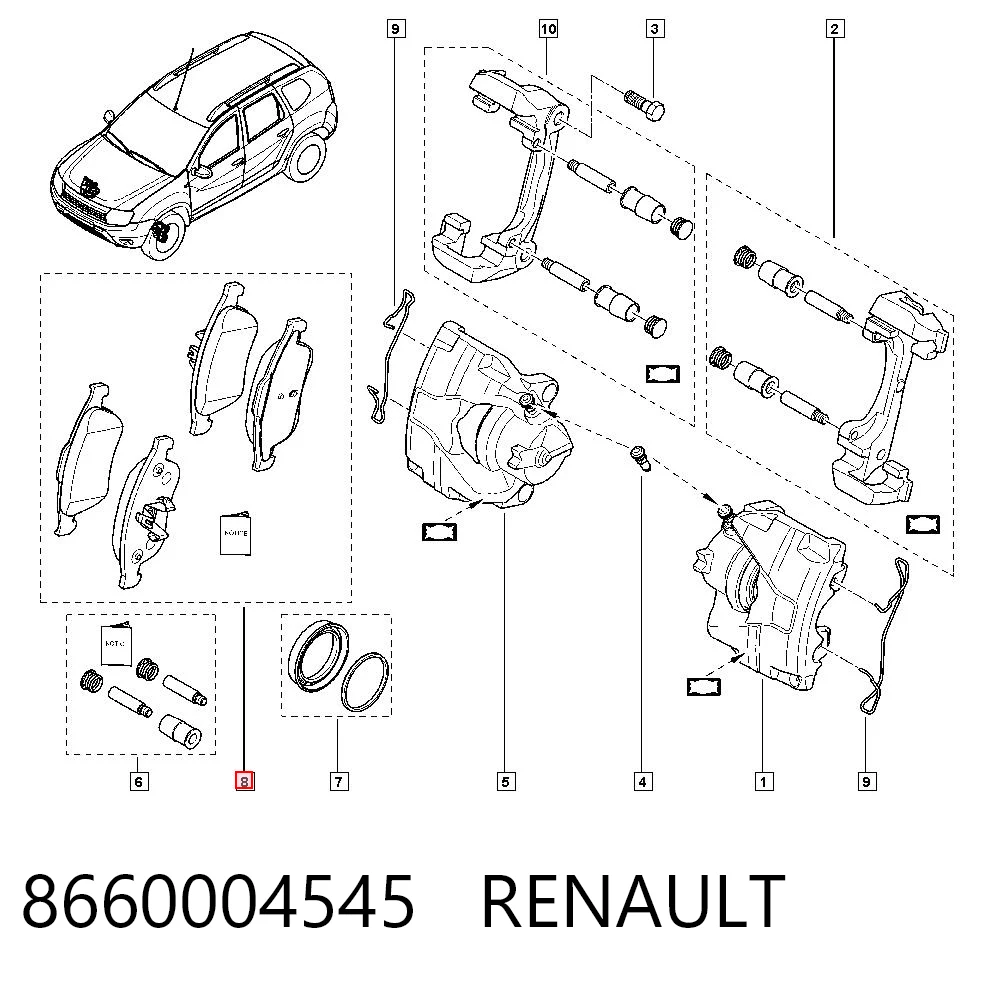 Renault Megane III Fren balatası Türkiye fiyatı