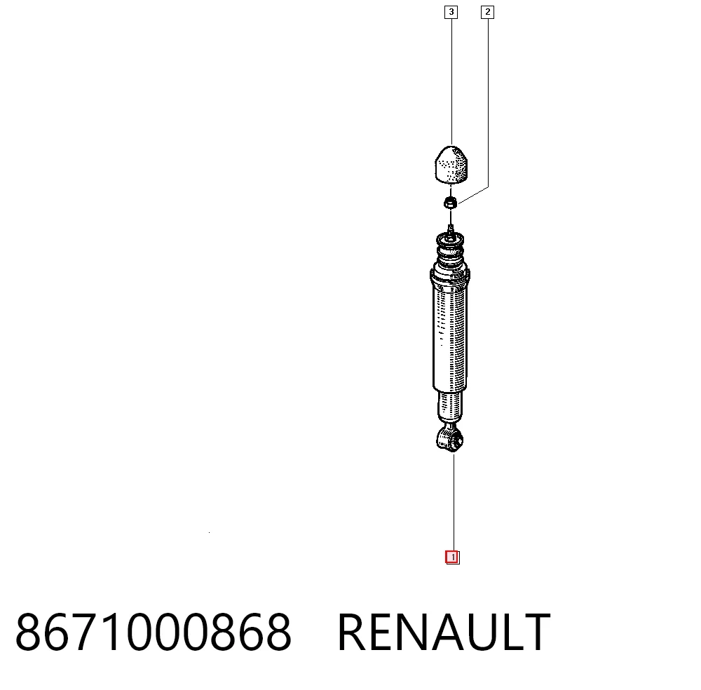 Renault 19 I Arka amortisör