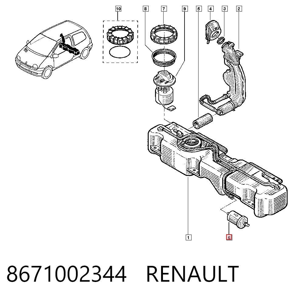 8671002344 Renault (RVI)