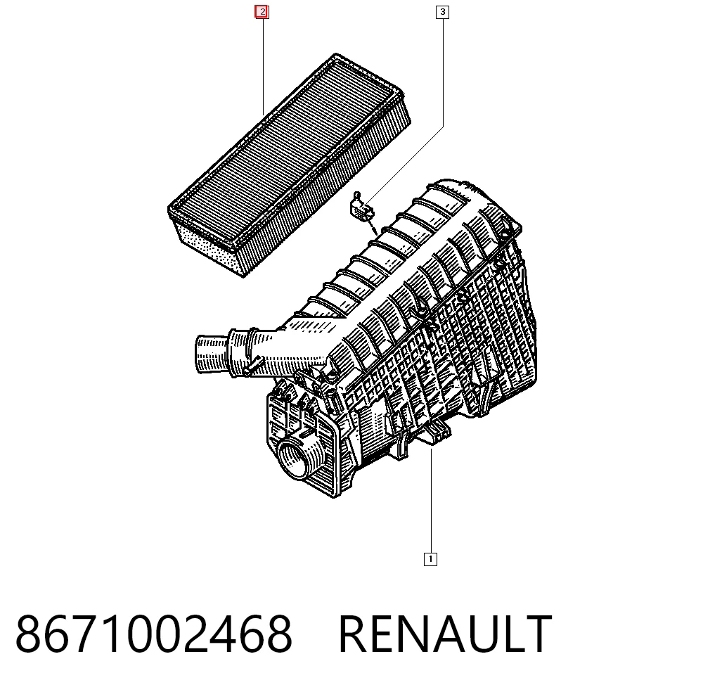 8671002468 Renault (RVI)