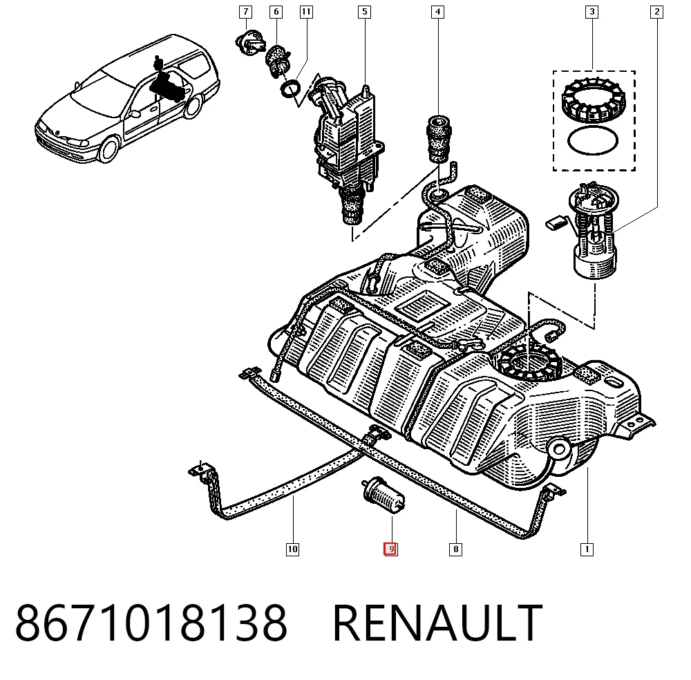 8671018138 Renault (RVI)