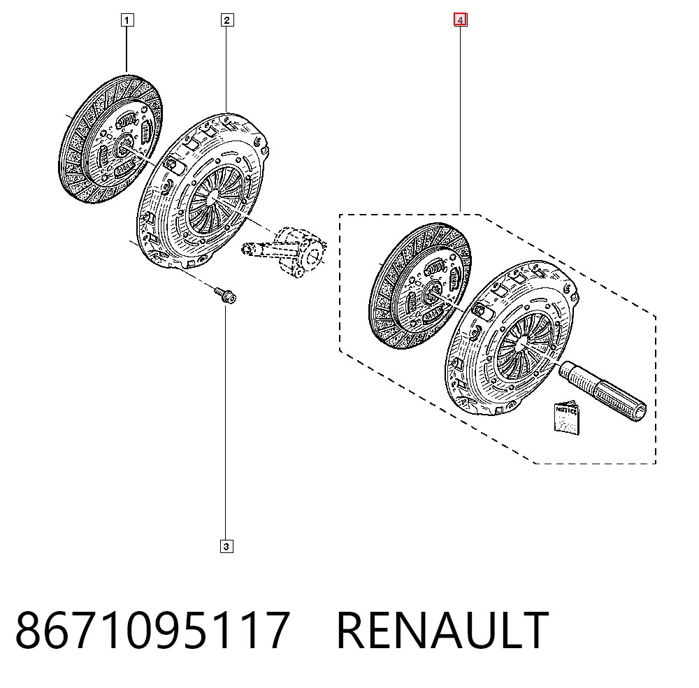 8671095117 Renault (RVI)
