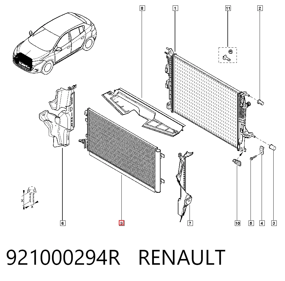 Fluence Klima kondenseri