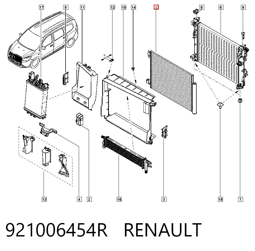 Dacia Duster Klima kondenseri Türkiye fiyatı