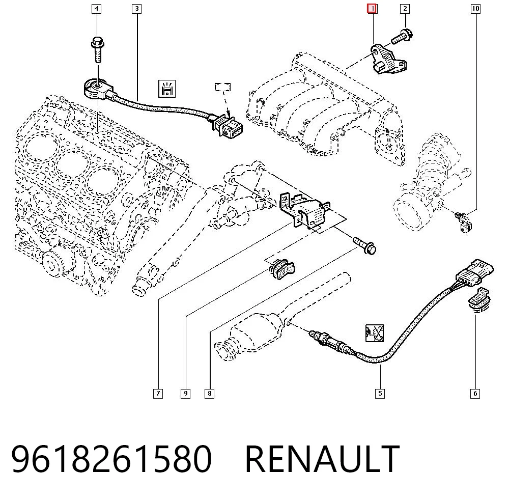 9618261580 Renault (RVI)