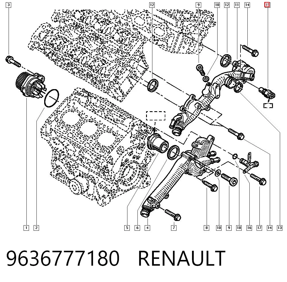 Fiorino van (225) (2008 - 2026) Hararet sensörü