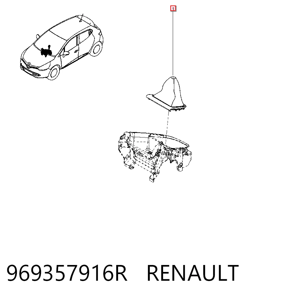Renault Clio IV (2012 - 2021) Vites kolu körüğü fiyatı