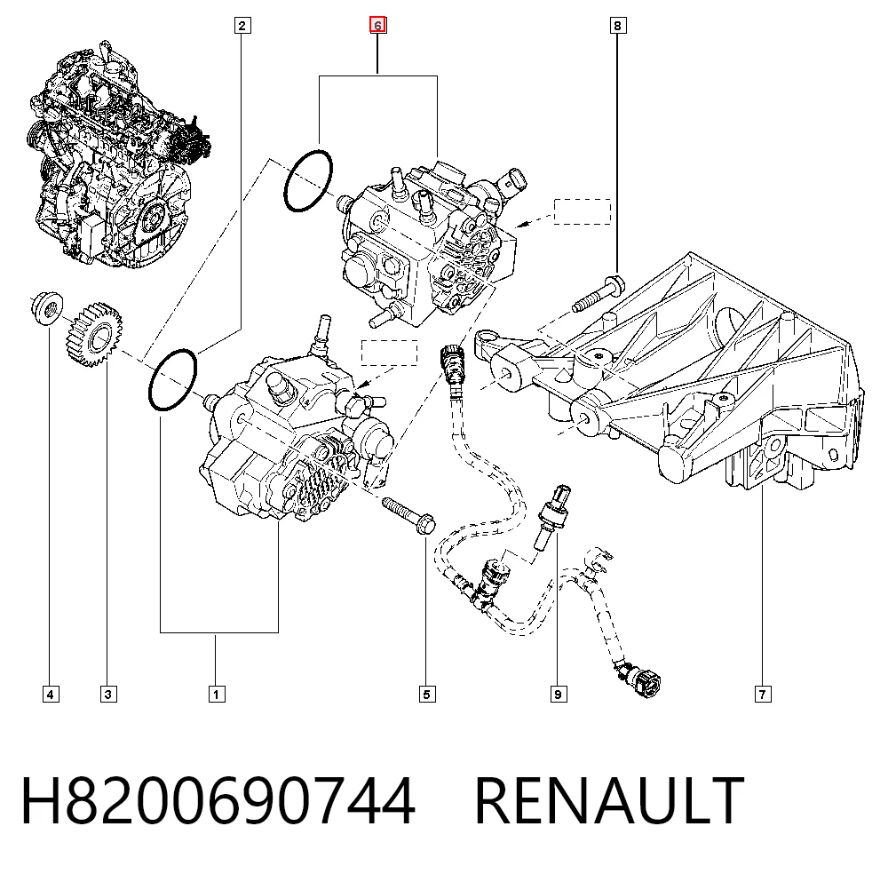 Qashqai I Mazot pompası