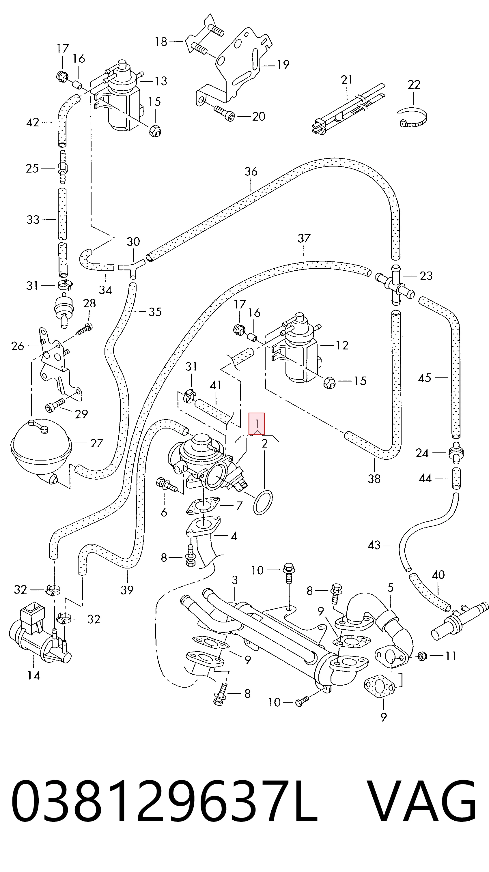 Volkswagen Passat  EGR vanası