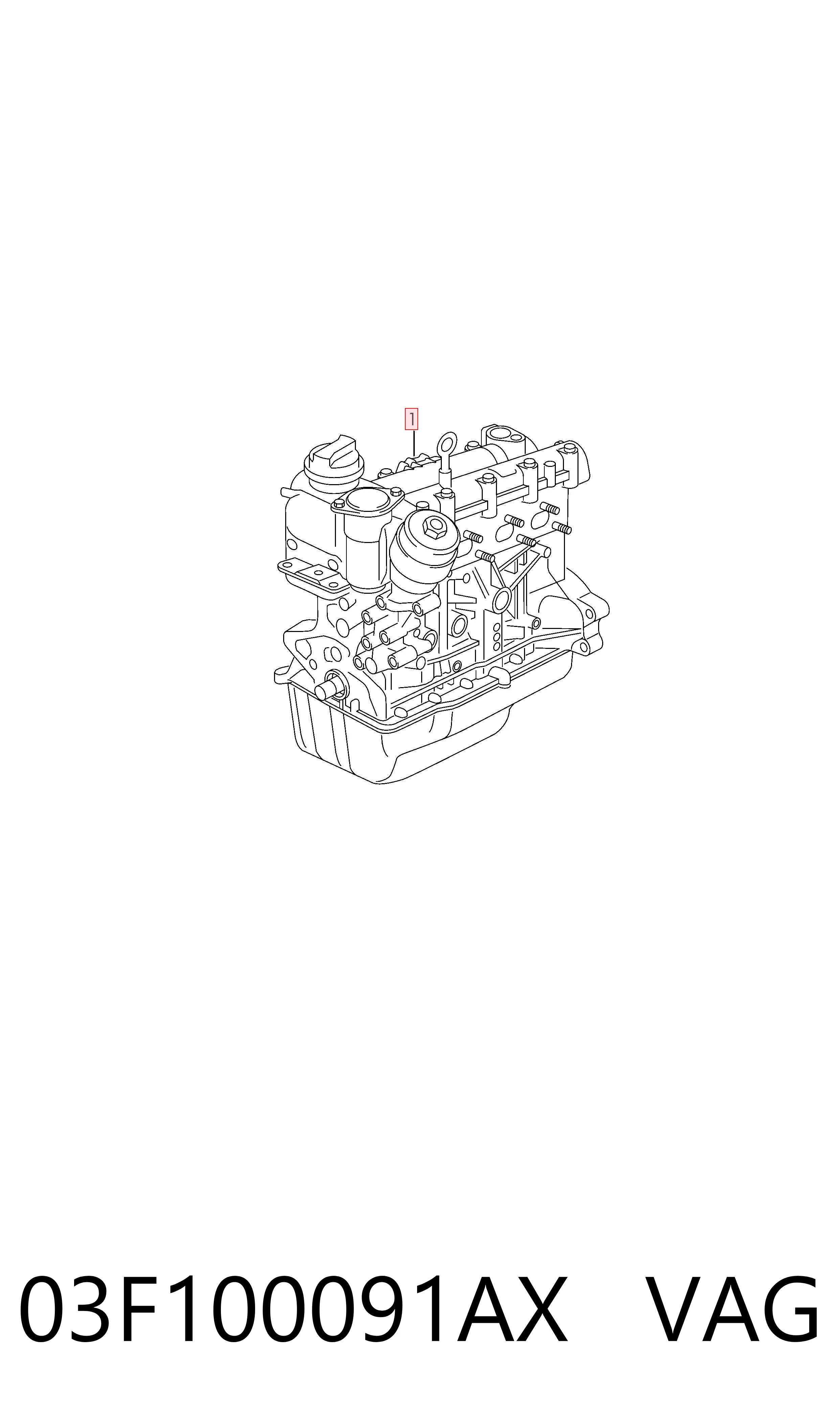 Volkswagen Caddy III (2004 - 2015) Motor komple çıkma