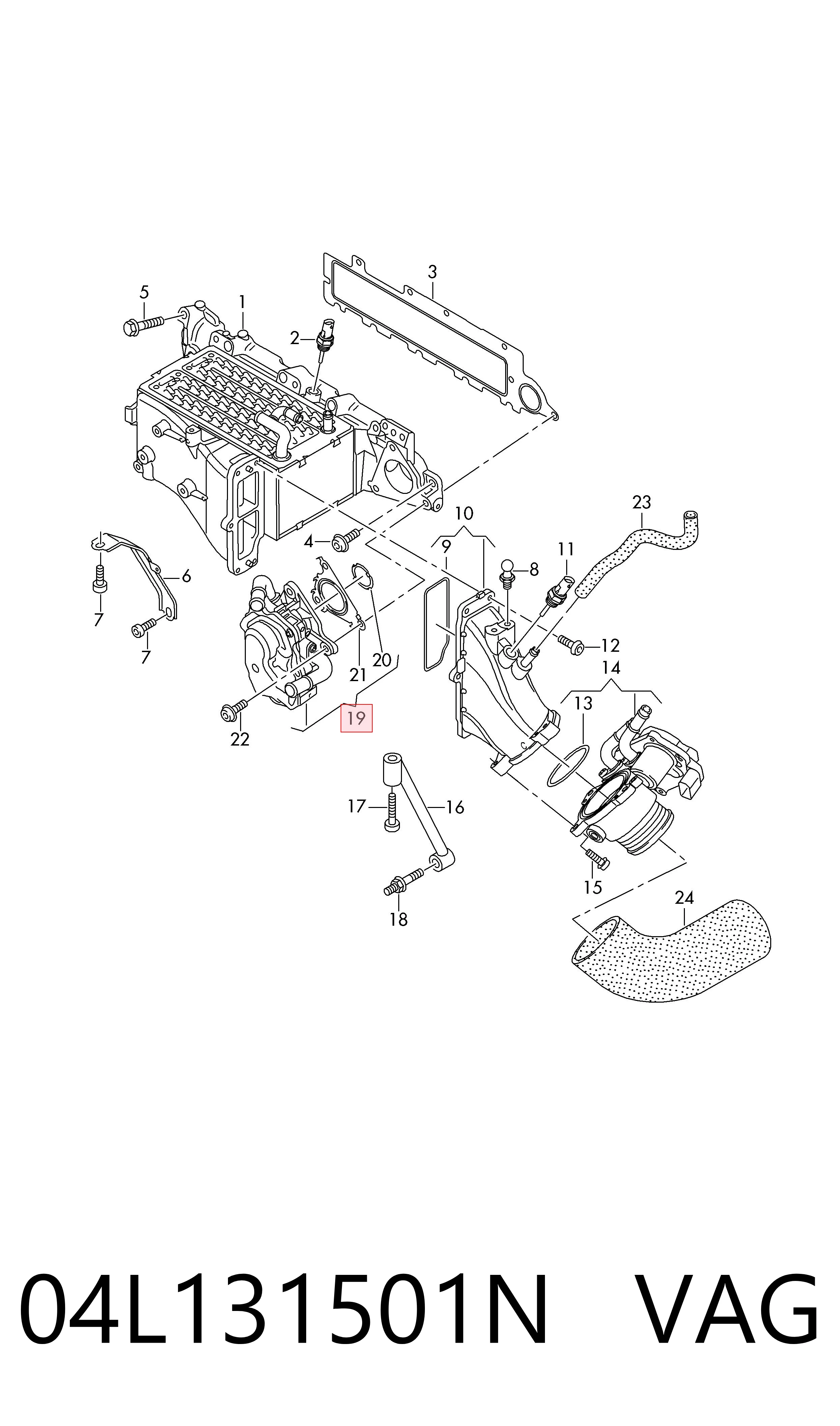 Volkswagen Jetta VI EGR vanası