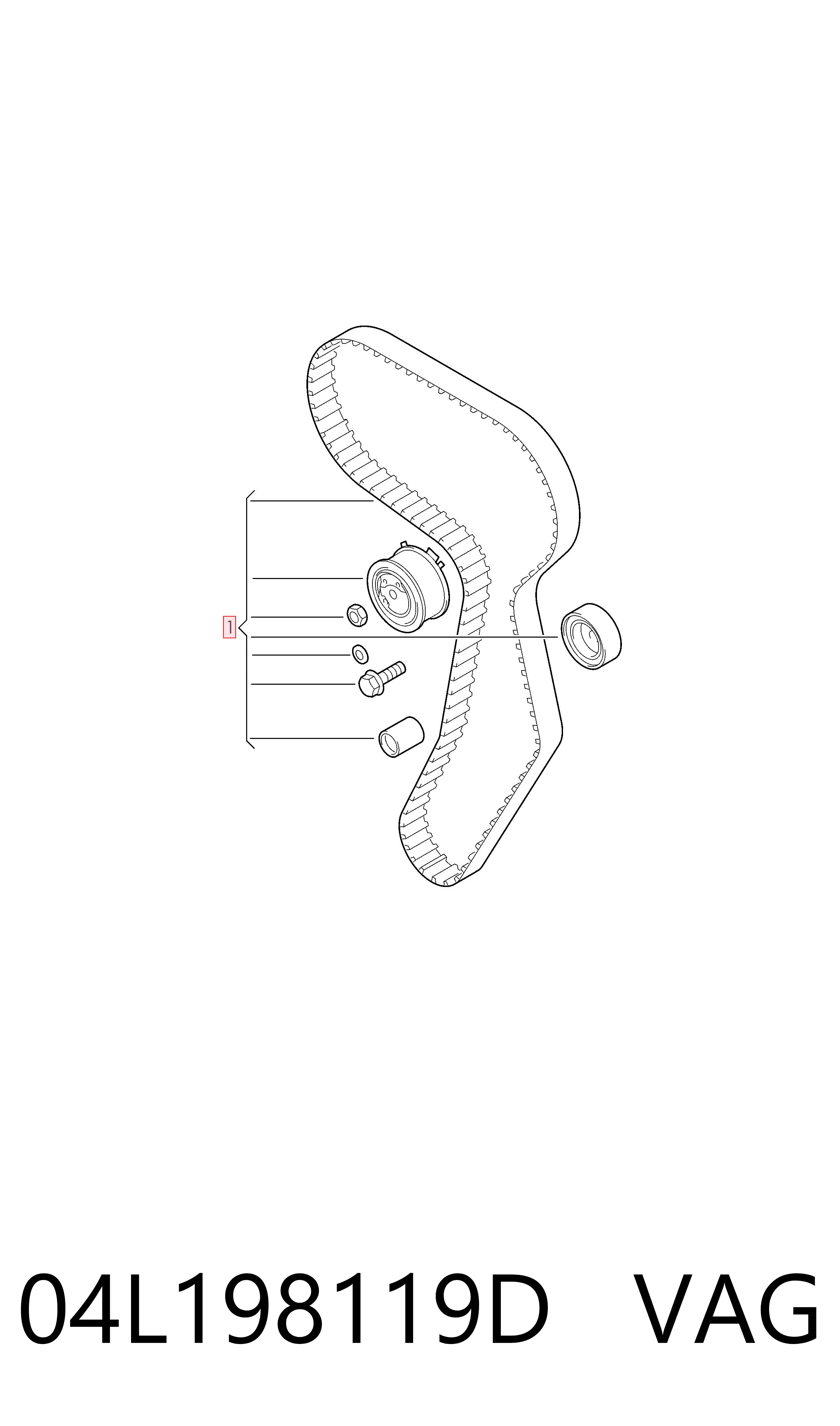 Jetta IV Triger set