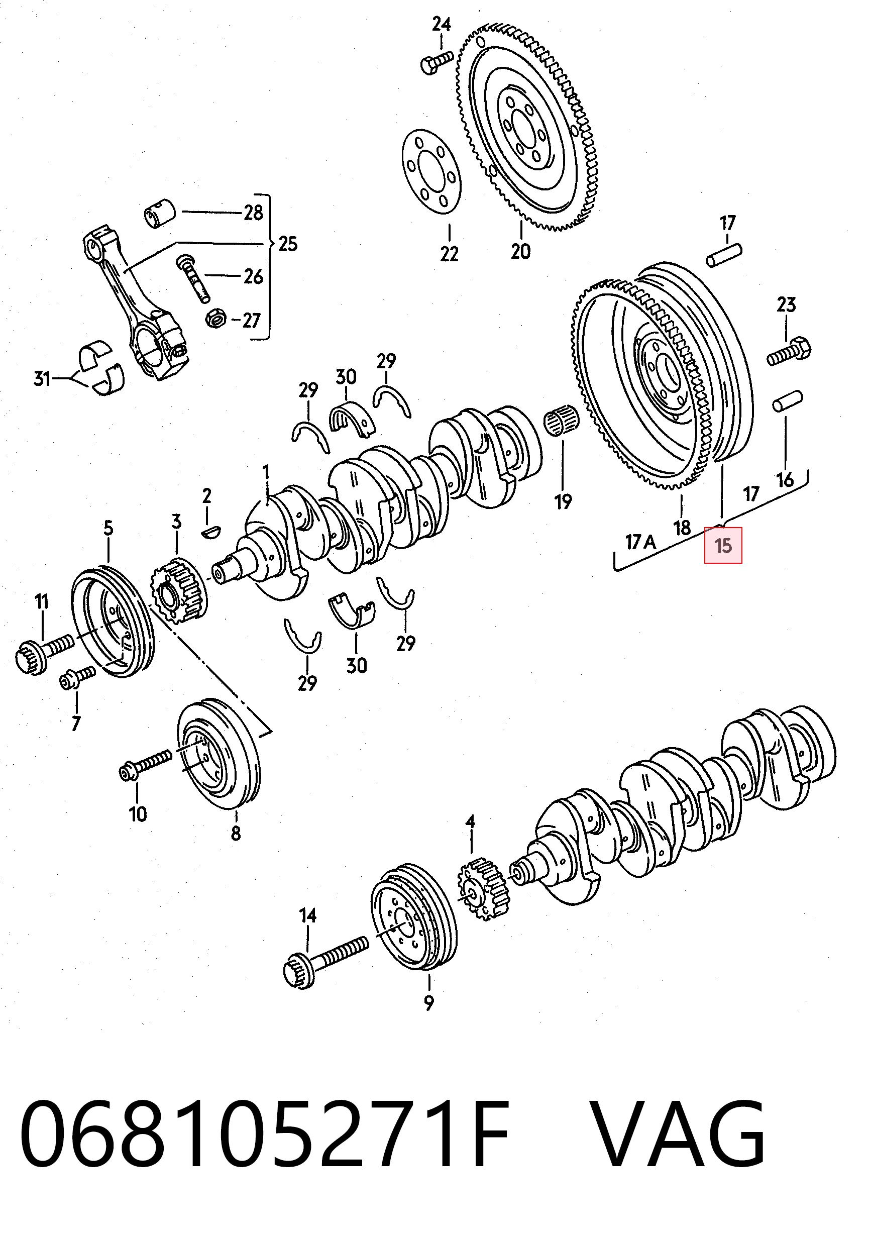 Volkswagen Transporter  (1990 - 2004) Motor volanı çıkma