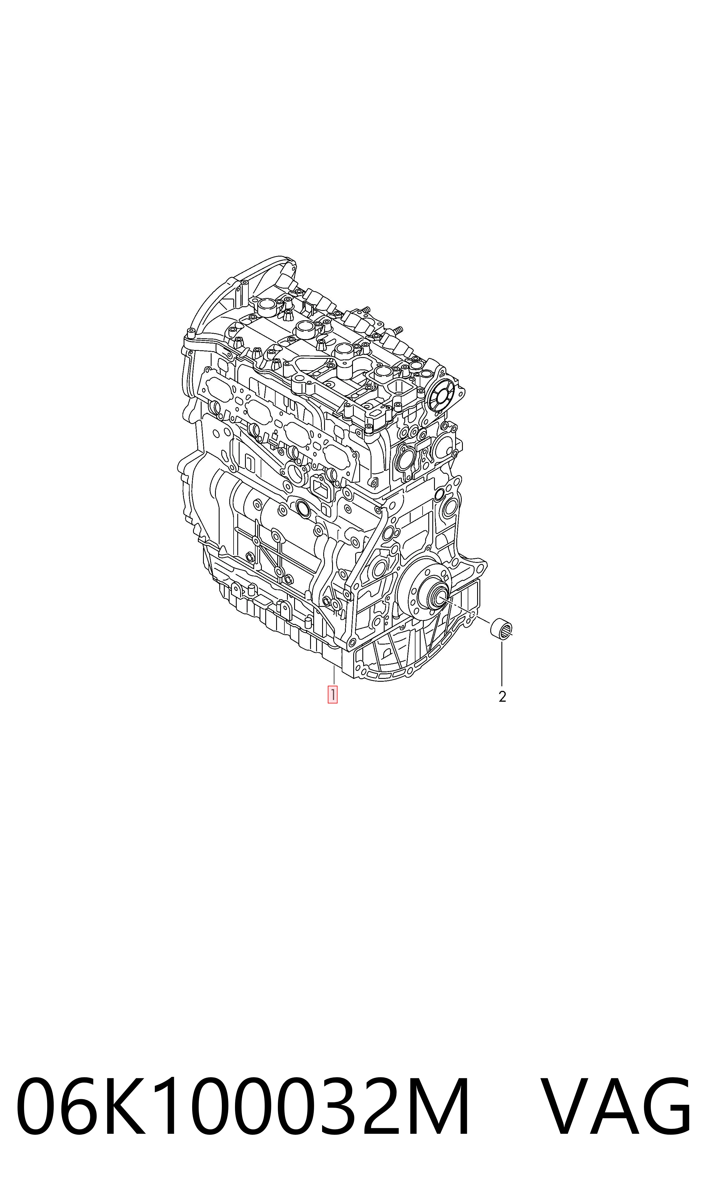 Volkswagen Jetta IV (2011 - 2019) Motor komple fiyatı