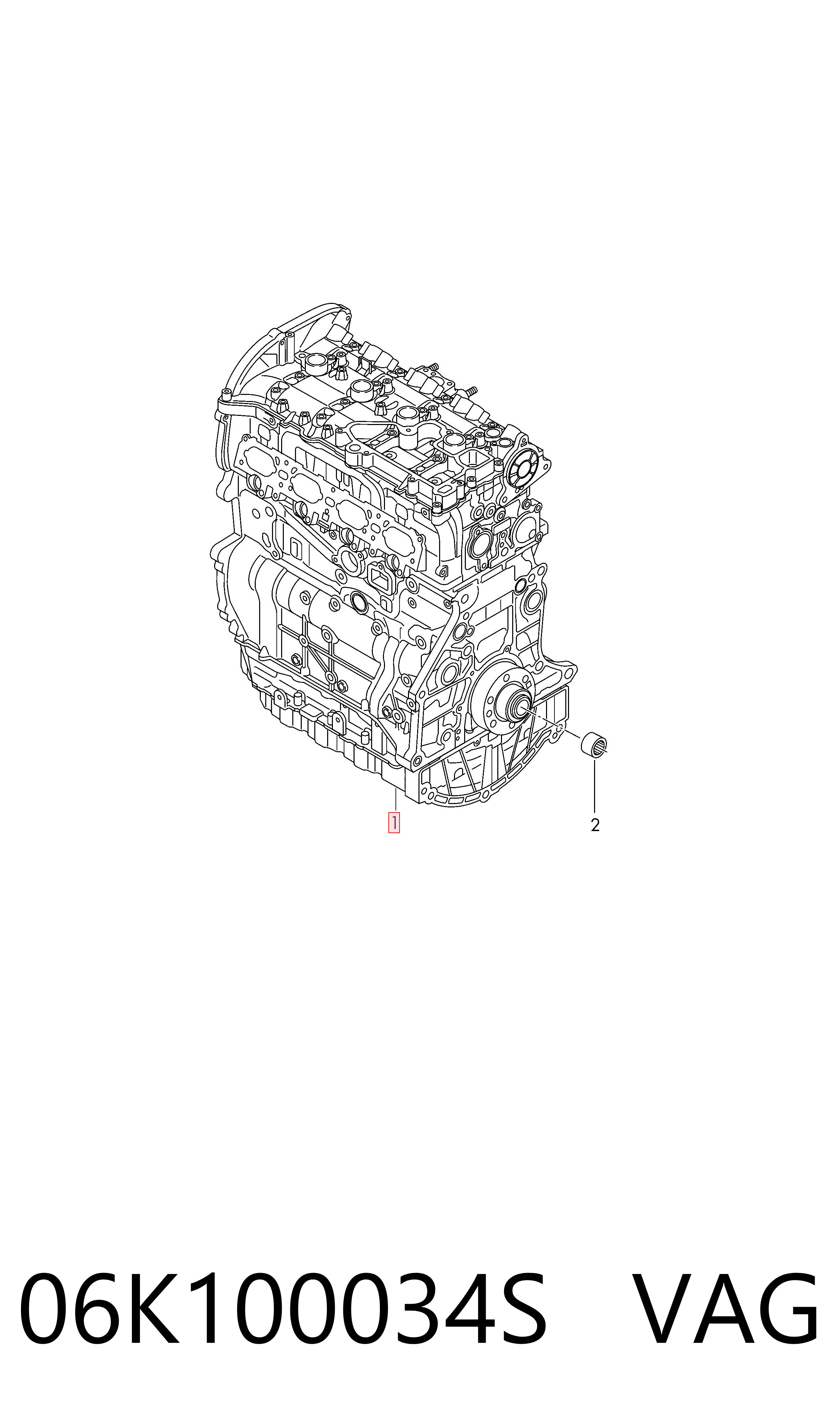 Volkswagen Jetta IV (2011 - 2019) Motor komple satın al