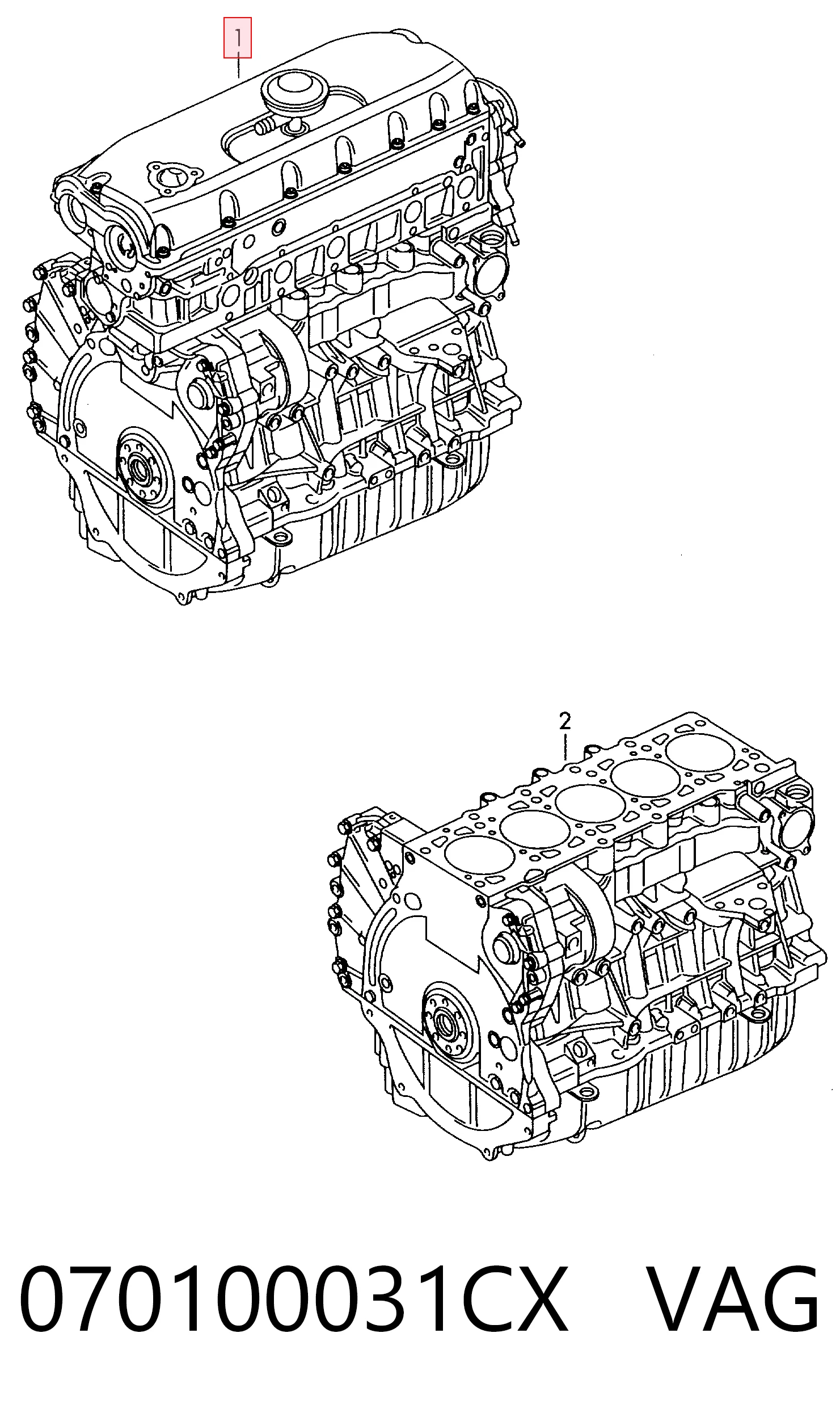 Transporter T5 Sandık motor
