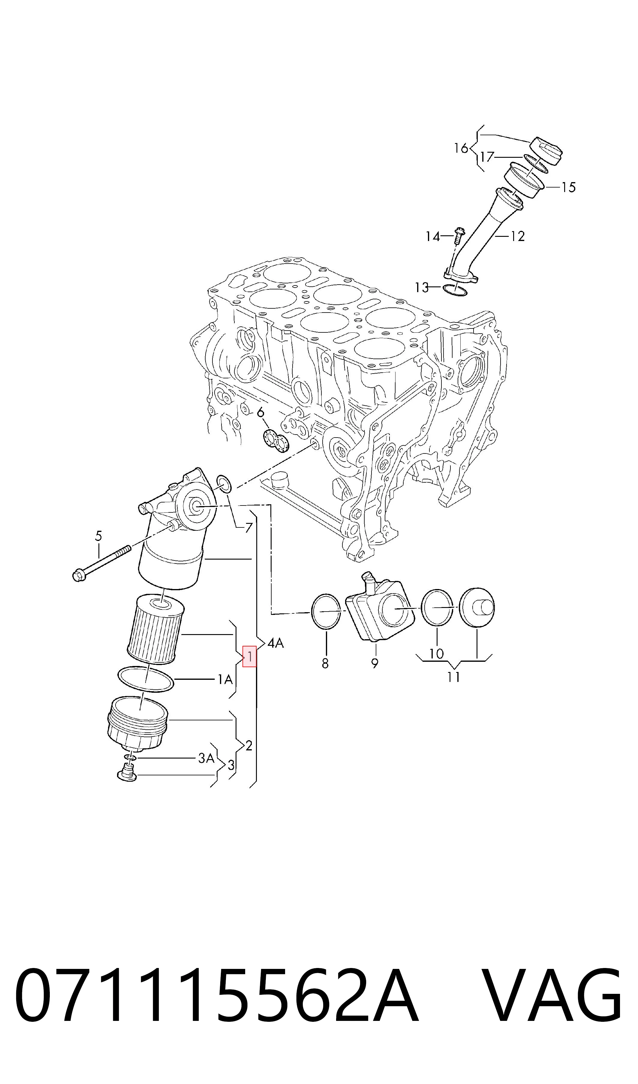 Volkswagen Transporter  Yağ filtresi