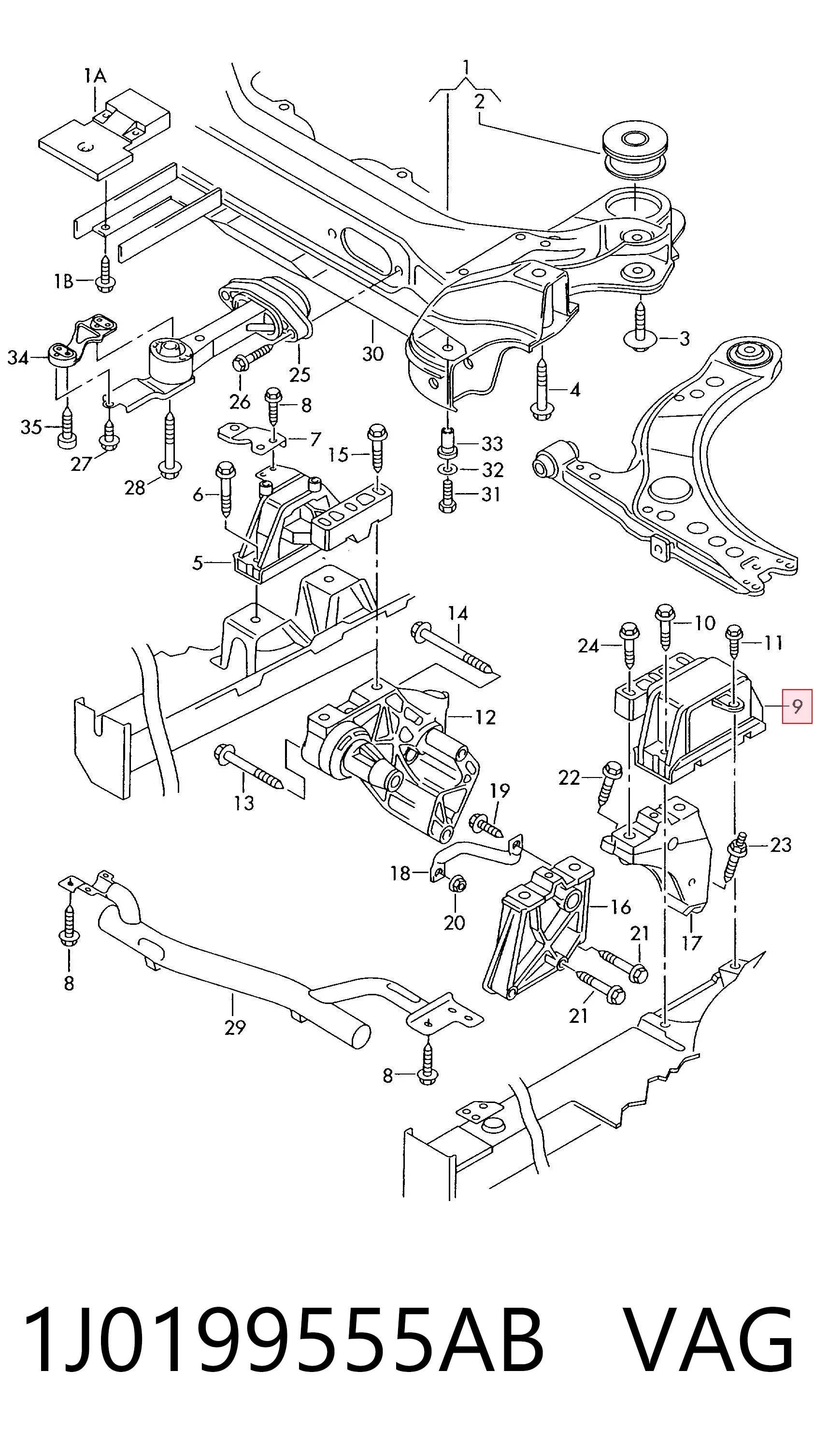 Volkswagen Golf IV Sol Motor Kulağı Türkiye fiyatı