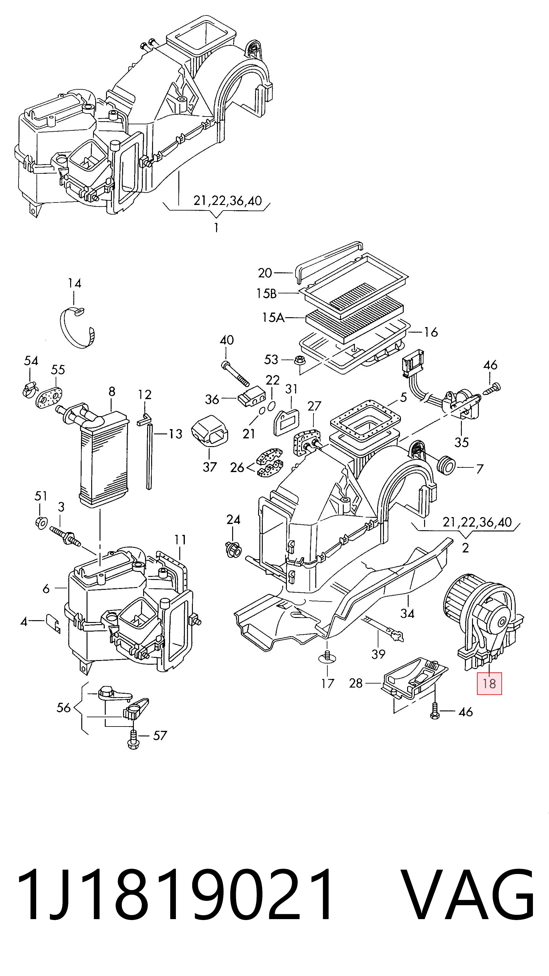 Volkswagen Bora  Kalorifer fan motoru