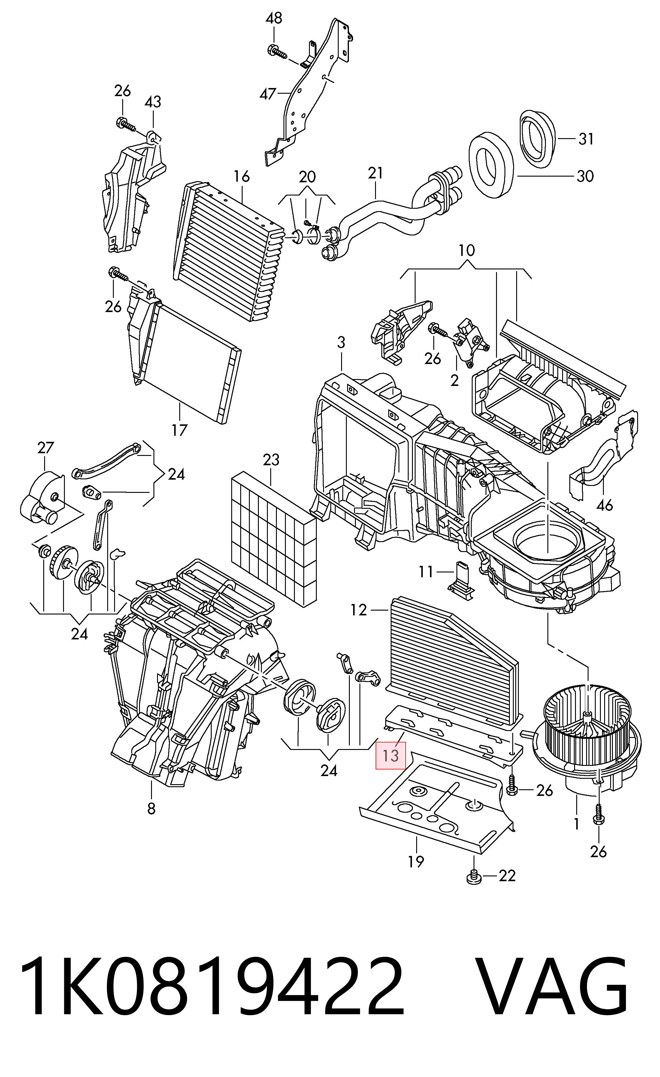 Volkswagen Passat  Polen filtresi
