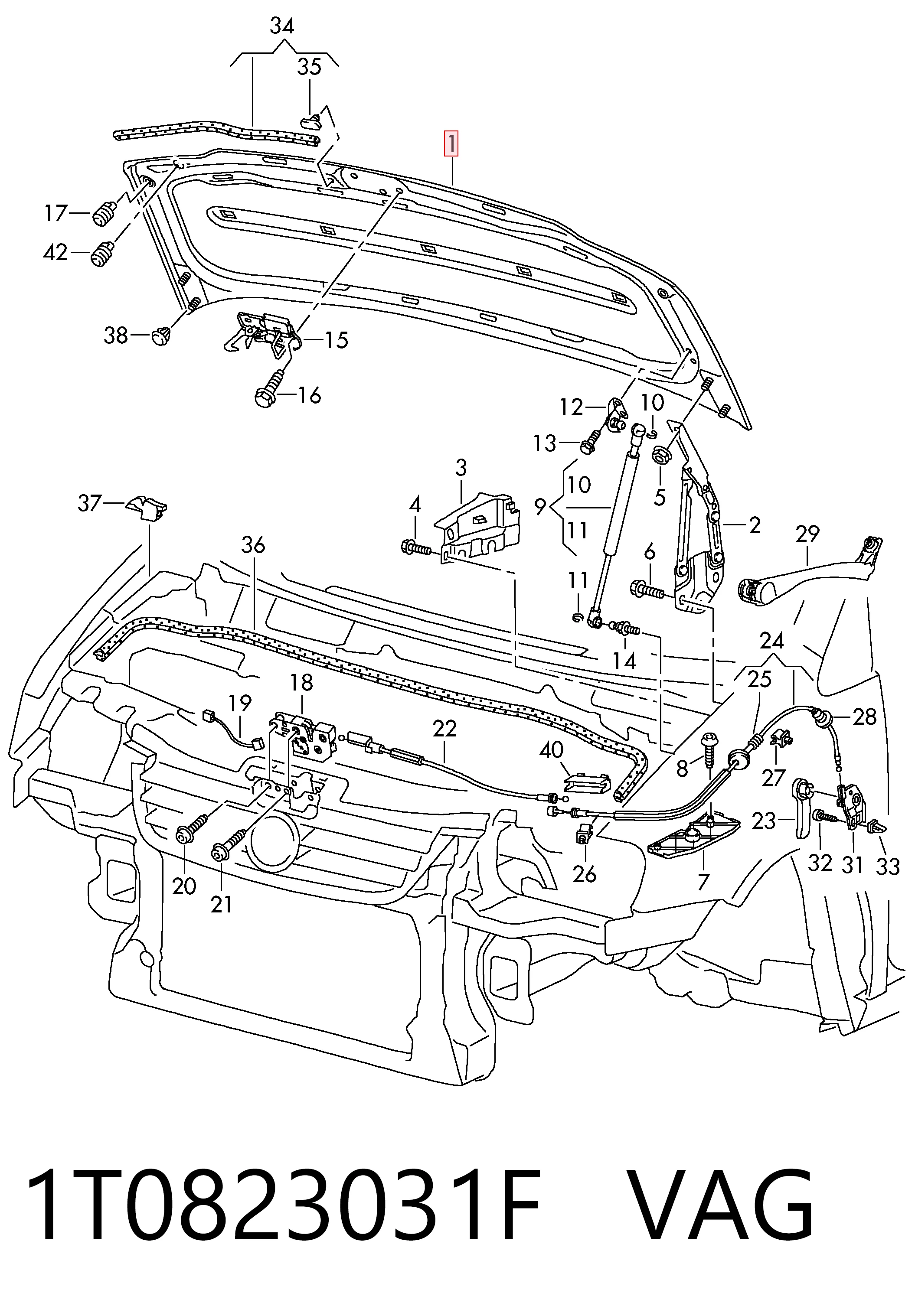 Volkswagen Caddy III Kaput sıfır