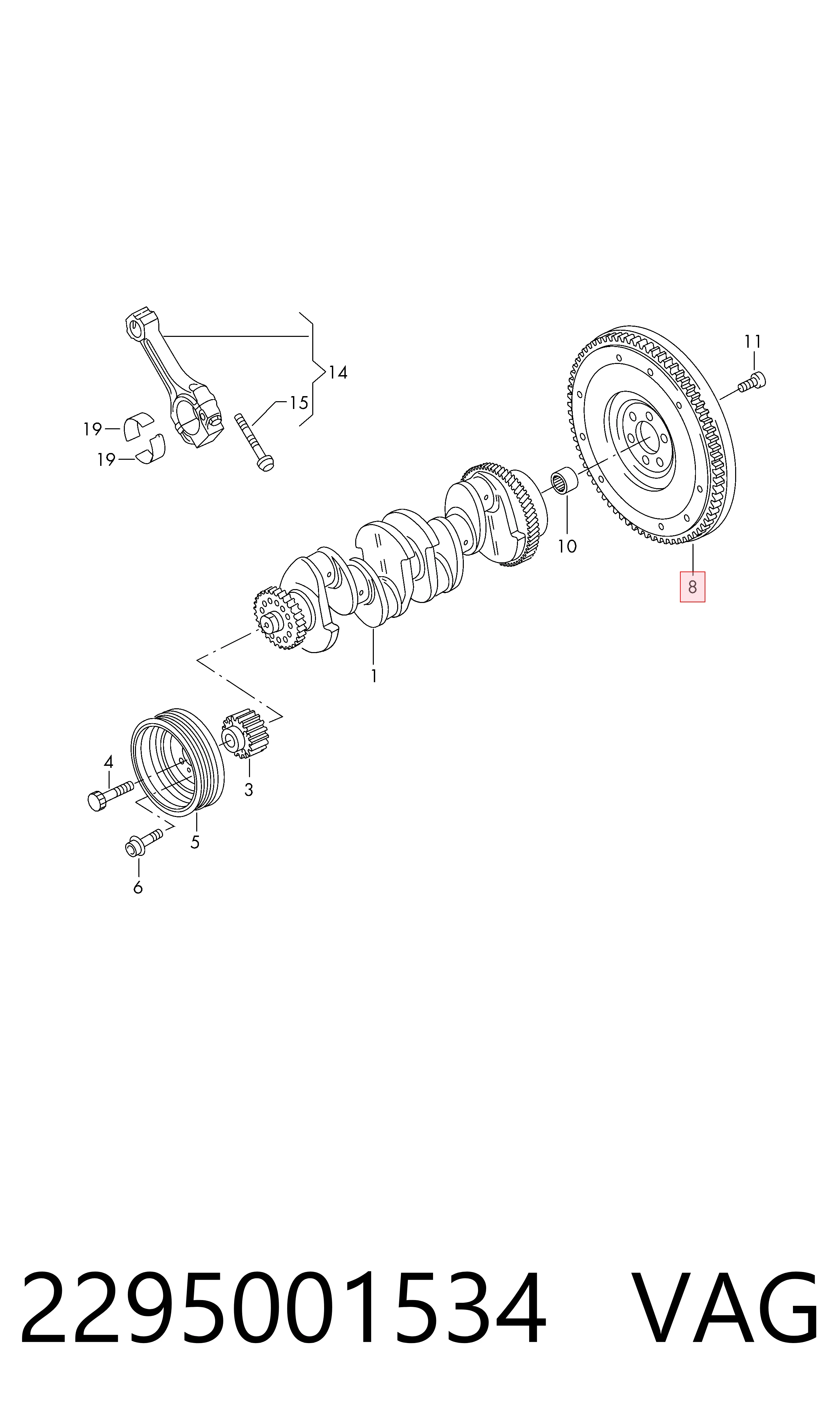Volkswagen Transporter  (2015 - 2024) Motor volanı 