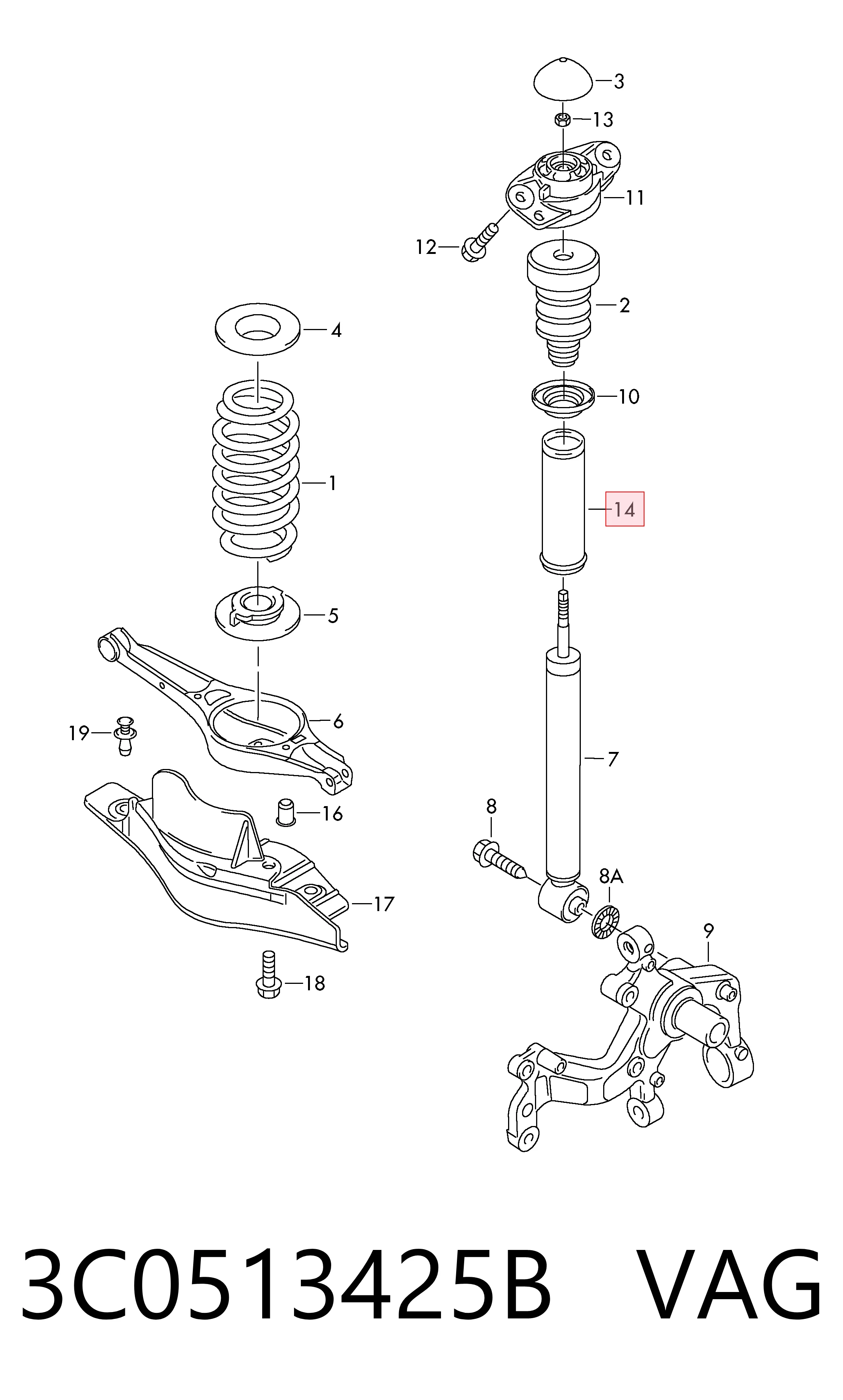 3C0513425B VAG