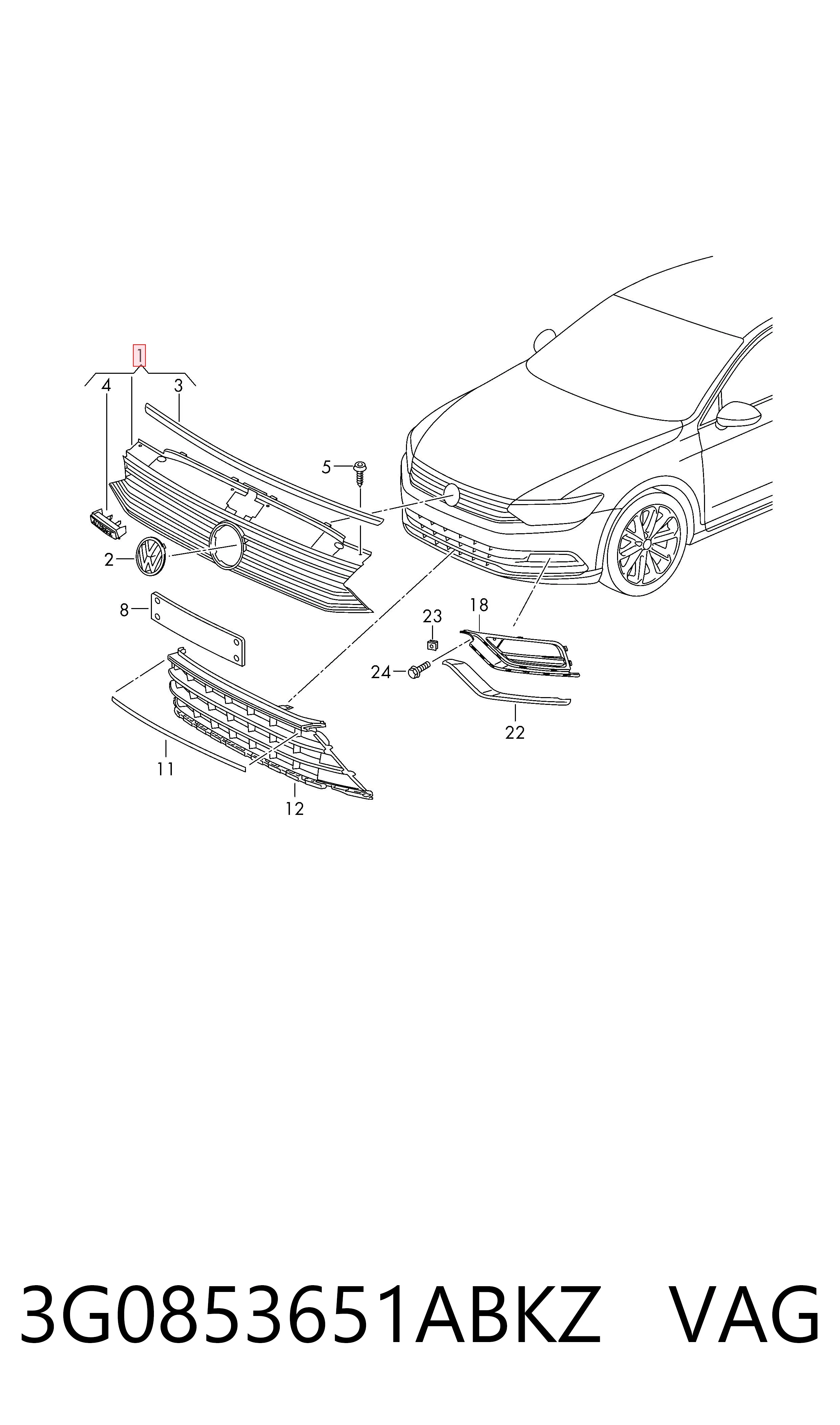 Volkswagen Passat B8 Panjur fiyatı