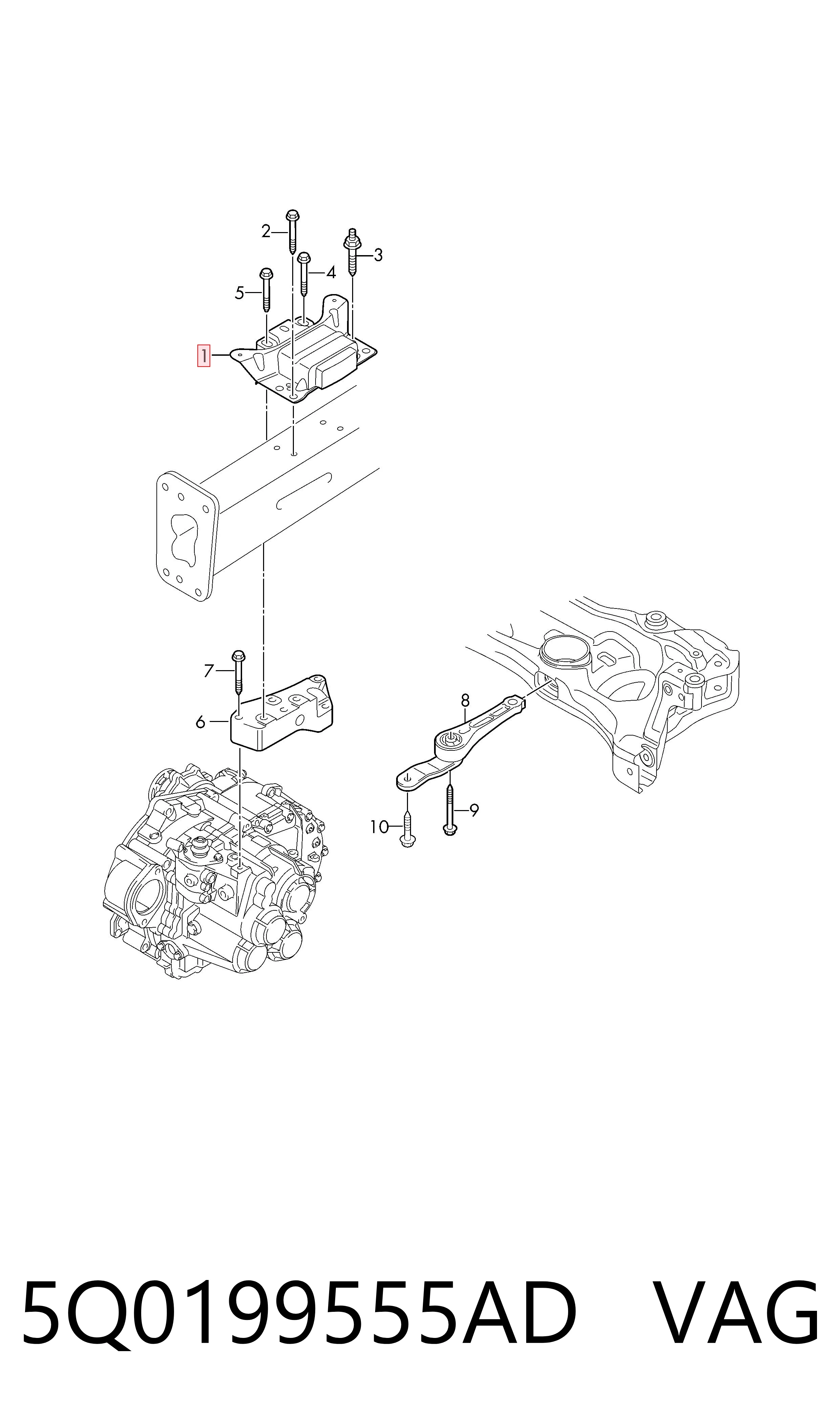 Audi A3  Sol Motor Kulağı Türkiye fiyatı