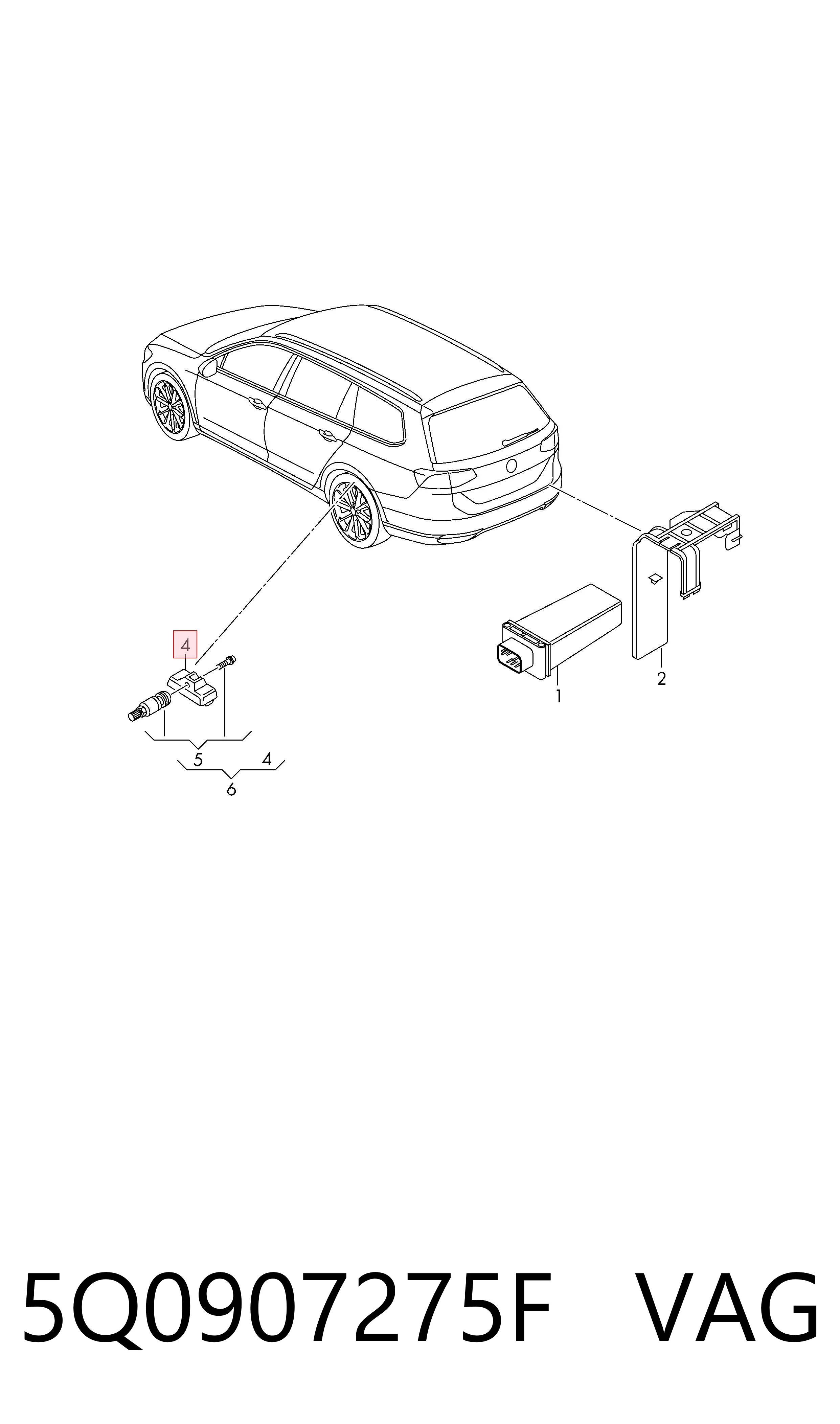 Volkswagen Jetta IV TPMS Sensörü Türkiye fiyatı