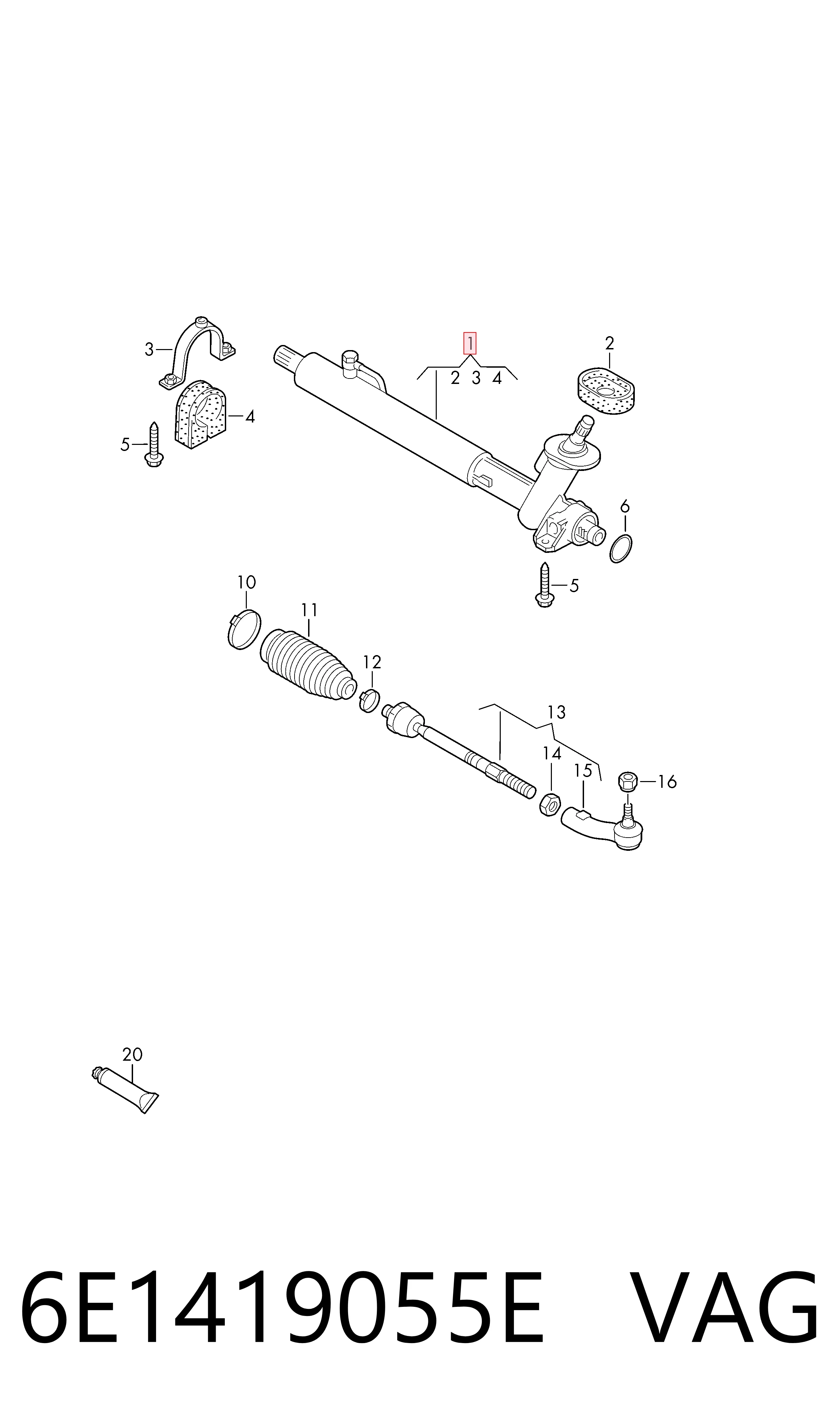 Volkswagen Polo IV (2001 - 2014) Direksiyon kremayeri fiyatları