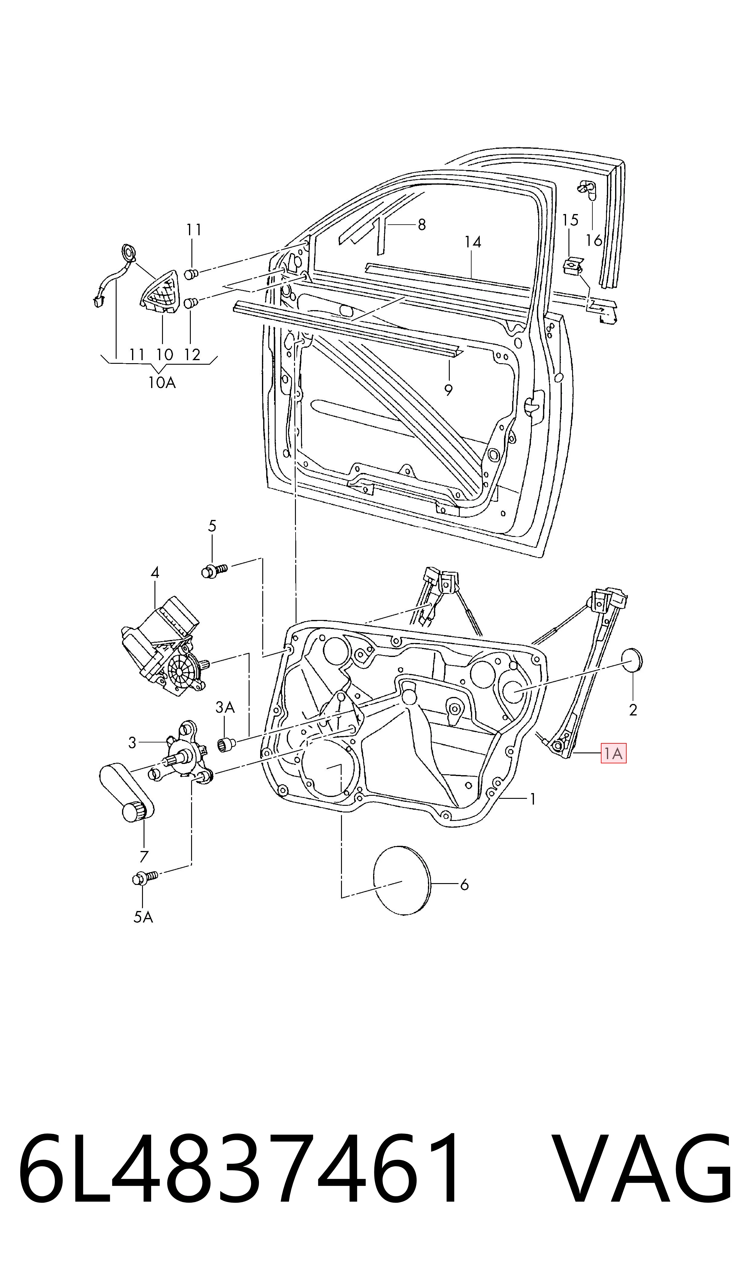 Volkswagen Caddy III Sol Ön cam krikosu Türkiye fiyatı